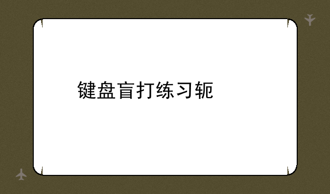 键盘盲打练习软件