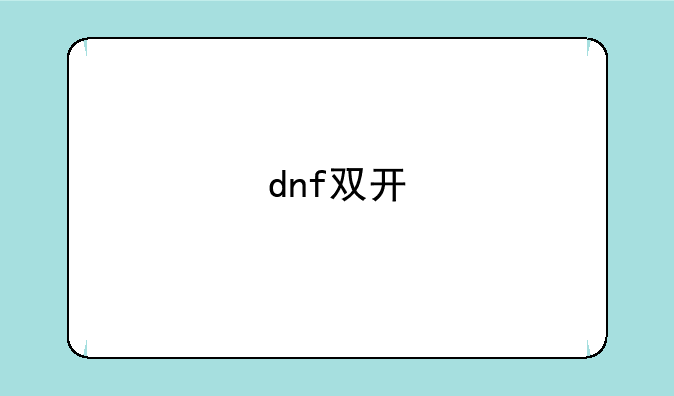 dnf双开